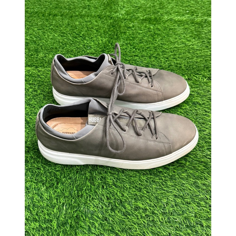 Samuel Hubbard Flight Gray Leather Sneakers Mens 13 M1600-049 M Portugal